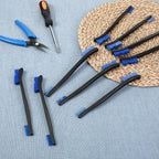9Pcs Double-Ended Cleaning Brushes Set Nylon All Purpose Clean Brush Small - Image 7