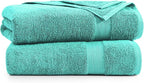 LANE LINEN 100% Pure Cotton Bath Sheets 2 Pack - Image 2
