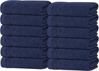 Tens Towels Pack of 12 Washcloths, 12 x 12 Inches, Lighter Weight, Quick to Dry by TensTowels