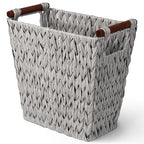 GRANNY SAYS Woven Waste Basket, Wicker Waste Basket by GRANNYSAYS
