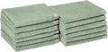 Amazon basics cotton washcloths, Lightweight quick-dry, seafoam green by AmazonBasics