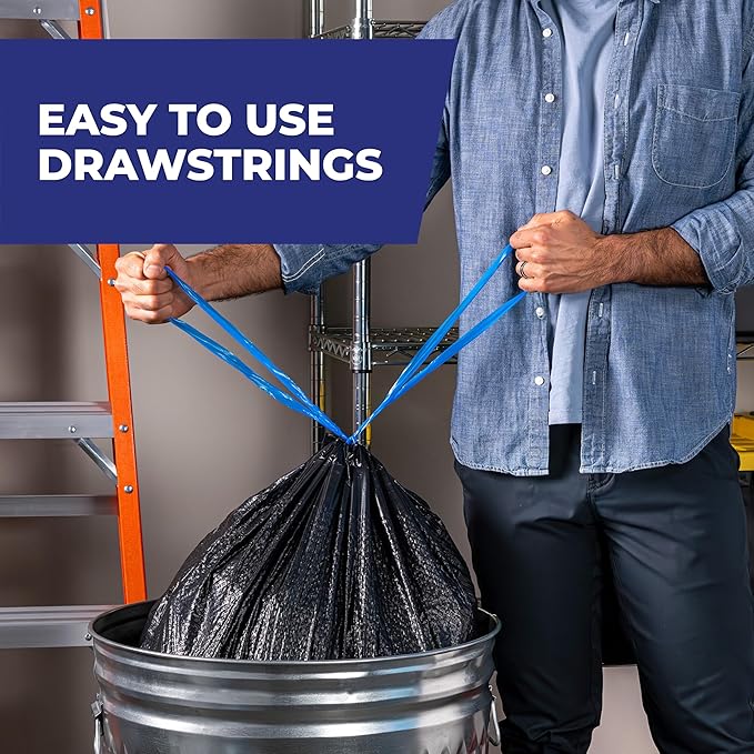 Hefty Ultra Strong 30 Gallon Trash Bags, Large Trash Bags, Break Resistant - Image 5