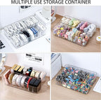 2 Pack Cable Cord Storage Box, Plastic Desk Drawer Organizer Case - Image 6