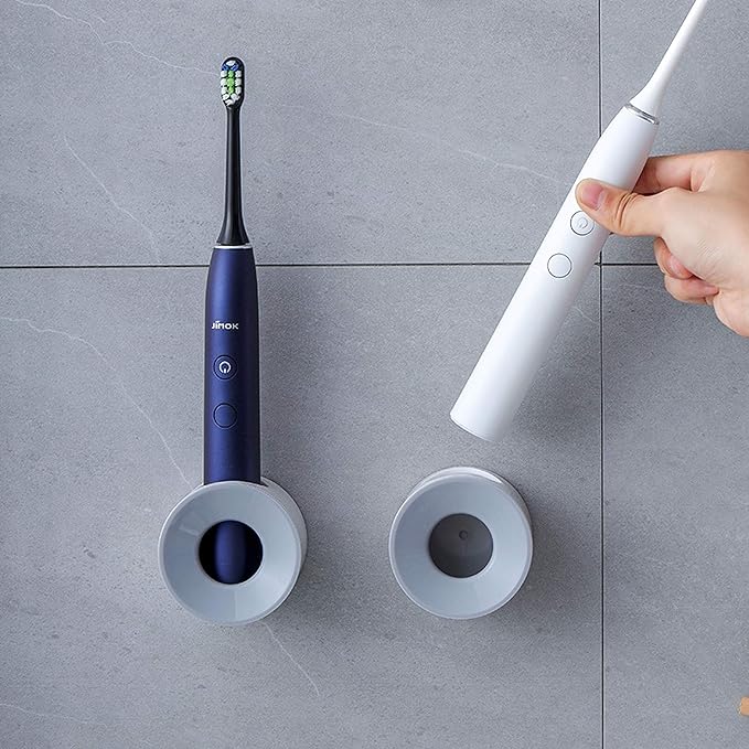 Electric Toothbrush Holder, Wall Mounted Shower Space-Saving Caddy, Toothbrush - Image 2