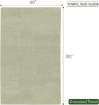 Elegant Comfort Three Line Popcorn Extra Large Luxury Bath Towel - Image 4