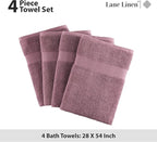 LANE LINEN Premium Bath Towels Set of 4 - Image 5
