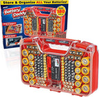 Ontel Battery Daddy Storage & Organizer Case w/Tester, Stores & Protects Up to by Ontel