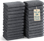 Casa Platino Wash Cloths Pack of 24-100% Cotton Washcloths by CasaPlatino