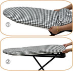Ironing Board Cover and Pad, Sewn-in Thick Feltpads, Elastic Edge, Fits - Image 5