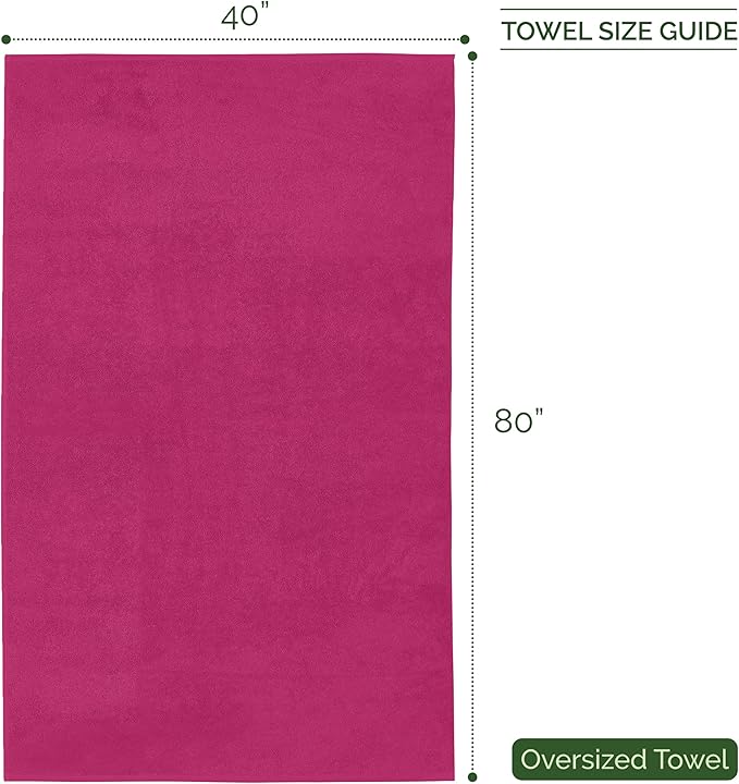 Elegant Comfort Three Line Popcorn Extra Large Luxury Bath Towel - Image 4