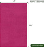 Elegant Comfort Three Line Popcorn Extra Large Luxury Bath Towel - Image 4