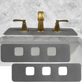 Faucet Mat Bathroom Sink 3-square-hole : AHA HOMEWARE Diatomite Rubber Bathroom by AHAHOMEWARE