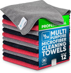 MW Pro Microfiber Cleaning Cloth | Black by MicrofiberWholesale