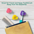 Mspan Toothbrush Head Cover Cap: Tooth Brush Protector Clip Compatible - Image 6