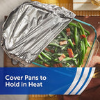 Reynolds Wrap Aluminum Foil Pack, Aluminum Foil Roll Double Pack, Easily - Image 7