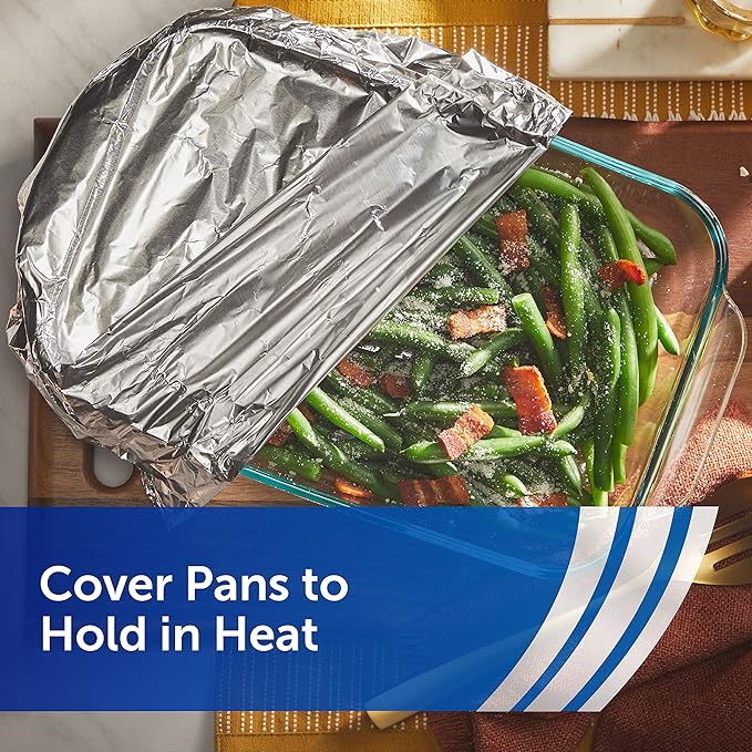 Reynolds Wrap Aluminum Foil Pack, Aluminum Foil Roll Double Pack, Easily - Image 7