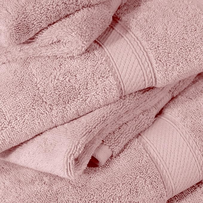 SUPERIOR Egyptian Cotton Pile 6 Piece Towel Set, Includes 2 Bath, 2 Hand - Image 8