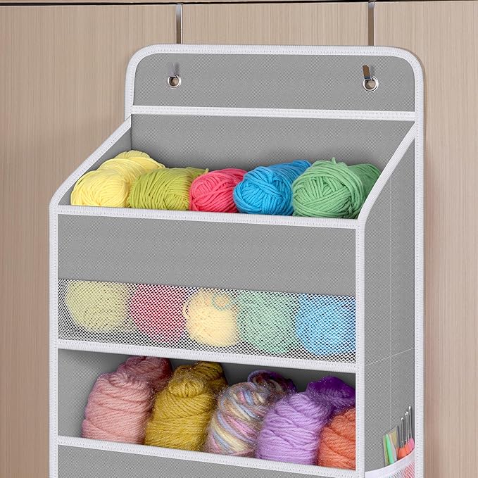 Univivi Hanging Storage Organizer Nursery Closet Cabinet Baby Storage - Image 4