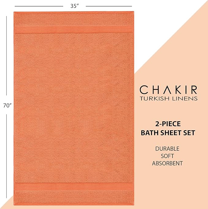 Chakir Turkish Linens, 100% Cotton Premium Quality Turkish Bath Sheets - Image 6
