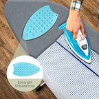 Full Size Ironing Board Cover and Pad 15x54 w/ Silicone Mat | Polyester Cotton - Image 2