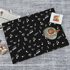 Music Notes Dish Drying Mat for Kitchen Counter Musicial Dish Drainer Rack Mats - Image 3