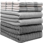 Premium Kitchen Towels | Large Cotton Dish Towels | Flat & Terry Highly - Image 2