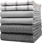 Premium Kitchen Towels | Large Cotton Dish Towels | Flat & Terry Highly by BumbleTowels