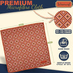 WESERWEF Design Microfiber Glasses Cleaning Cloth – Premium Cleaning Cloth - Image 2