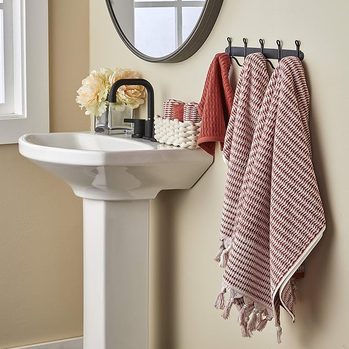 SKL Home Longborough 100% Turkish Cotton Premium Bath Towel, 640 GSM, Soft & - Image 5