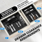 Simple Houseware Expandable Kitchen Drawer Flatware Organizer - Image 3