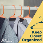 Lifemaster Plastic Clothes Hangers – Heavy Duty Hanger Set, - Image 5