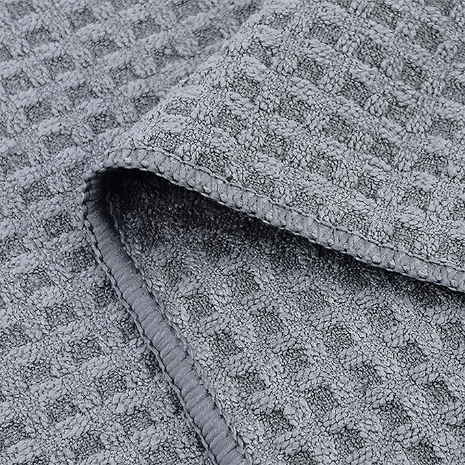 POLYTE Ultra Premium Microfiber Kitchen Dish Cloth Waffle Weave, 8 Pack - Image 3