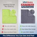 USANOOKS Microfiber Cleaning Cloth Grey - Image 4