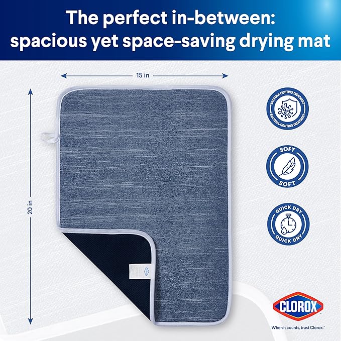 Clorox Heathered Drying Mat - Image 2