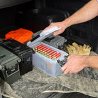 Sheffield 12793 2-Pack Ammo Storage Box, Stackable .30 Cal Field Boxes - Image 9