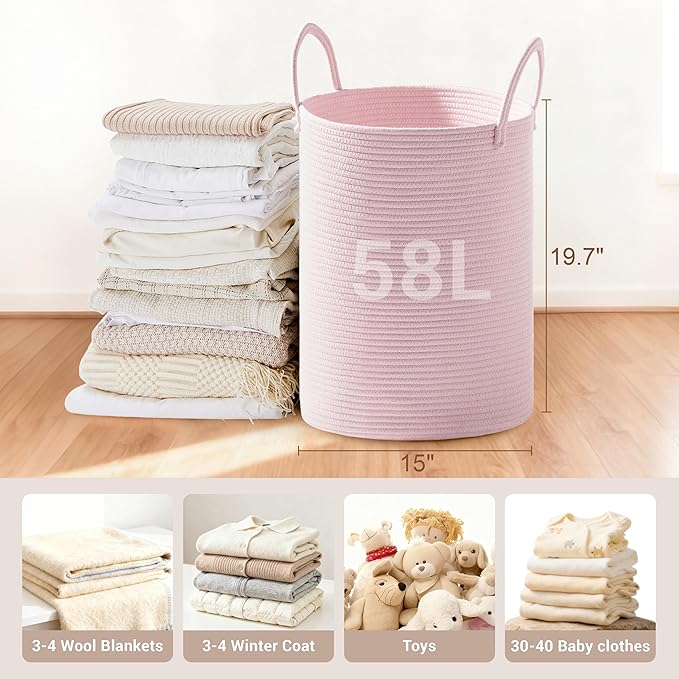 Girls' Tall Laundry Basket - Image 2