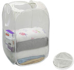 Simple Houseware Mesh Pop-Up Laundry Hamper Basket - Image 3