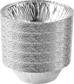 PLASTICPRO 6'' Inch Round Tin Foil Cake Pans Disposable Aluminum, Freezer & by PLASTICPRO