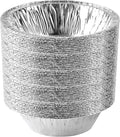 PLASTICPRO 6'' Inch Round Tin Foil Cake Pans Disposable Aluminum, Freezer & by PLASTICPRO