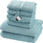SEMAXE Bath Towel Set, 100% Cotton Bathroom Towels by SEMAXE