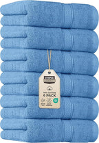 Utopia Towels 6 Pack Premium Hand Towels Set, 16 by 28 inches, 100% Ring Spun by UTOPIATOWELS