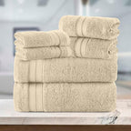 Elegant Comfort Luxury 6-Piece Towel Set, Premium Soft 100% Turkish Cotton - Image 7