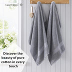 LANE LINEN 100% Pure Cotton Bath Sheets Set of 4 - Image 3