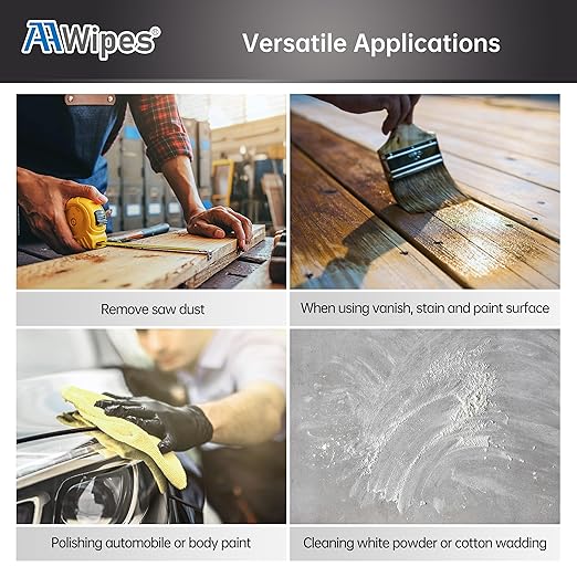 AAwipes Tack Cloth for Woodworking, Painting Sticky, Anti-Static Tack Rags for - Image 8