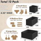 SIMPLE HOUSEWARE Foldable Drawer Organizer - Image 2