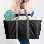 CleverMade Collapsible Laundry Tote 2-Pack – Foldable Carry-All Storage Bin - Image 8