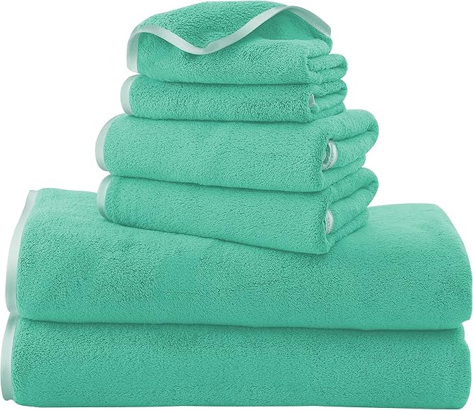 TENSTARS Luxury Silk Hemming Towel Set by TENSTARS