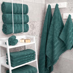 American Soft Linen Luxury 4 Piece Bath Towel Set, 600 GSM 100% Cotton Turkish - Image 2