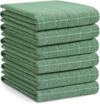 Homaxy 100% Cotton Terry Kitchen Towels, Checkered Designed, Soft and Super by Homaxy