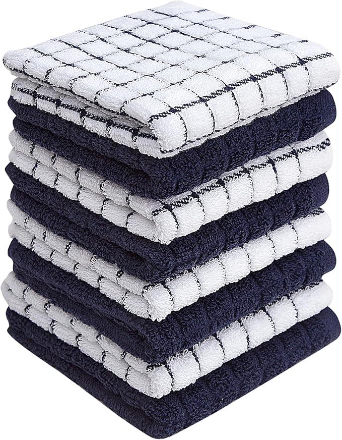 Bumble Dish Cloths | 12" x 12" | 100% Cotton Kitchen Towels | 405 GSM | Soft by BumbleTowels